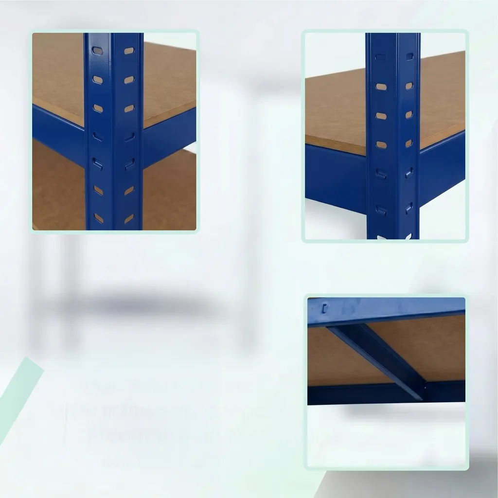 Chariot de rangement à roulettes - Desserte métallique multi-usage noire