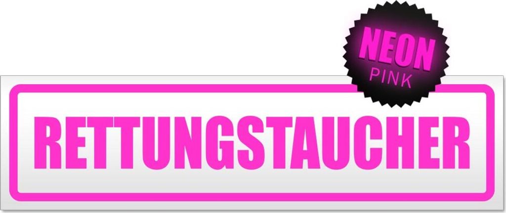 Rettungstaucher Magnetschild Schild magnetisch