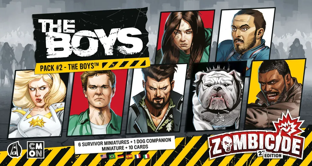 Extension de Jeu de Plateau Zombicide 2 : The Boys Pack #2 Figurines CMON
