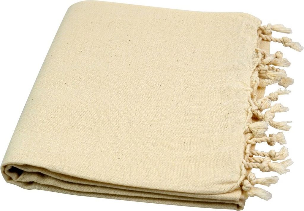 Hamamtuch einfarbig beige 100% Baumwolle Sultan Style Produktbild 