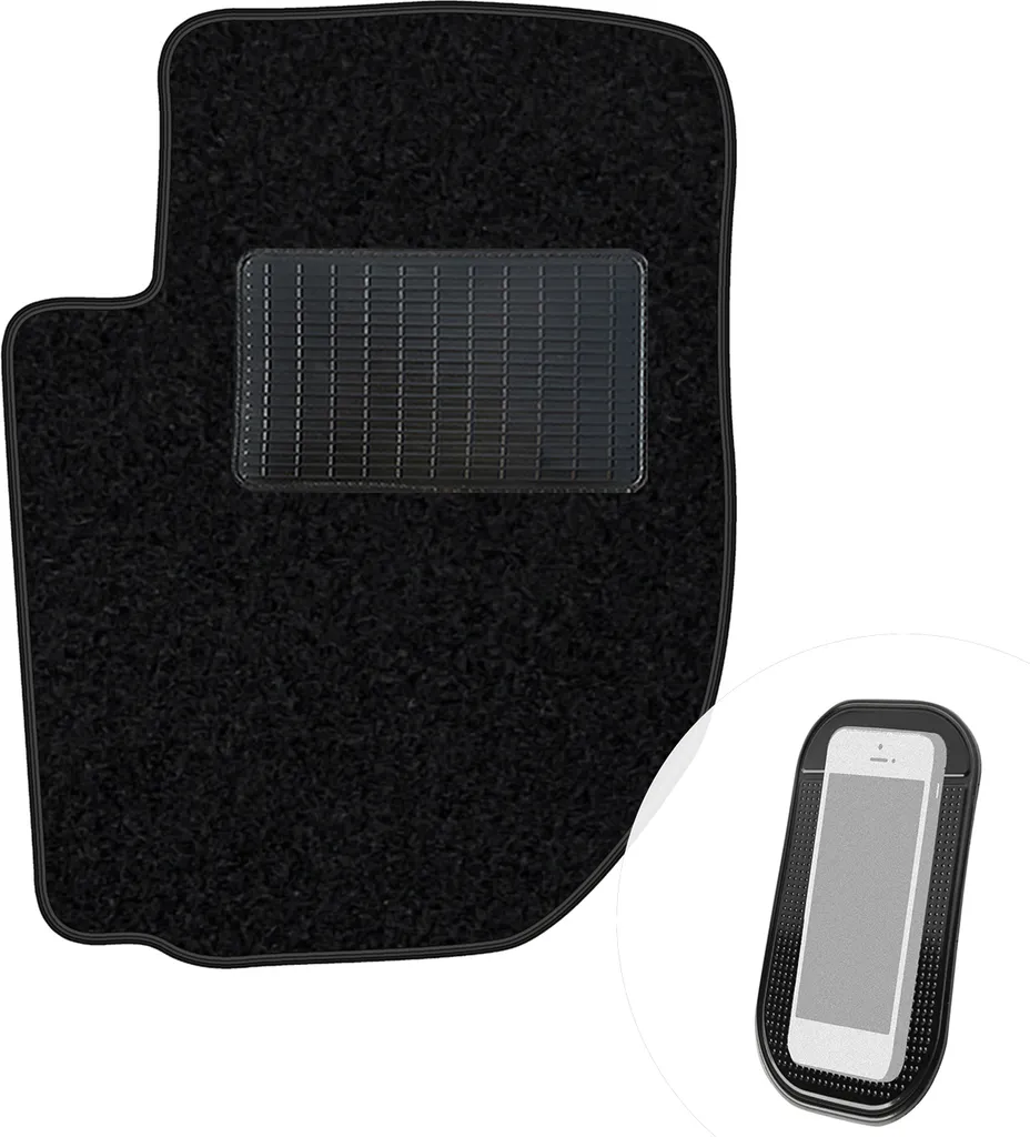 Tappetino Conducente su Misura Freelander 1998-2006 Velours Nero