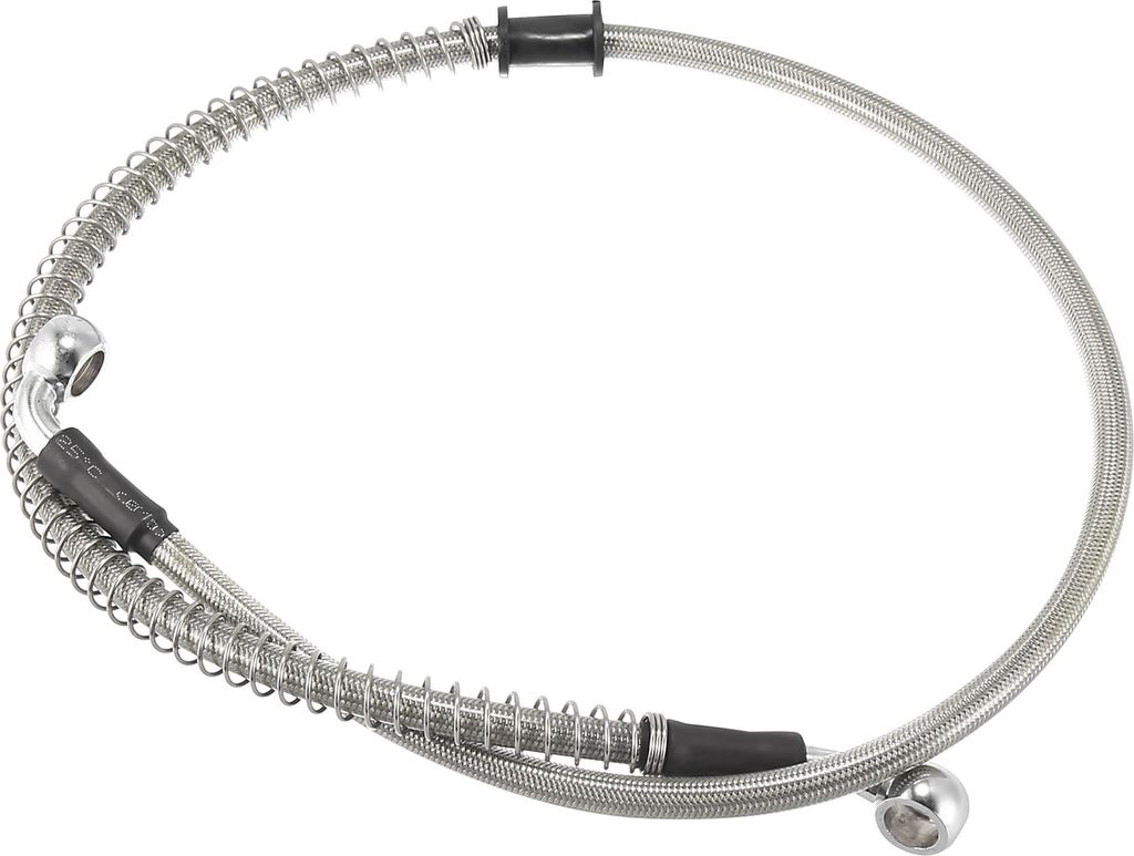 Motorrad Bremskupplung Ölschlauch Leitung Rohr 80cm 31.5" Silber Ton