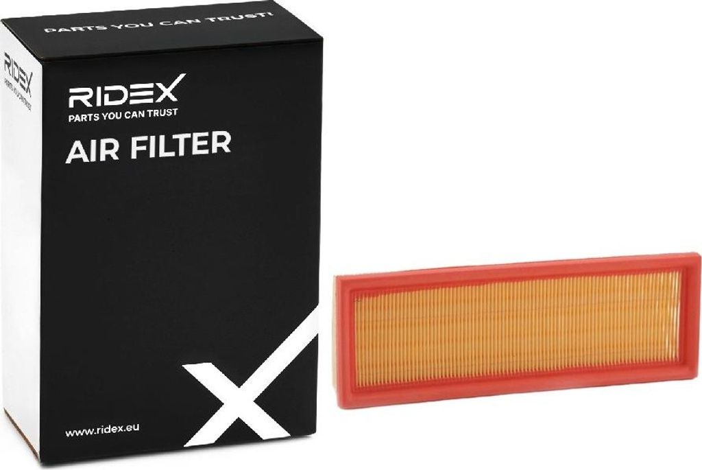 Luftfilter RIDEX 8A0200 für VW PASSAT (3A2, 35I) Filtereinsatz Umluftfilter Rechteckig