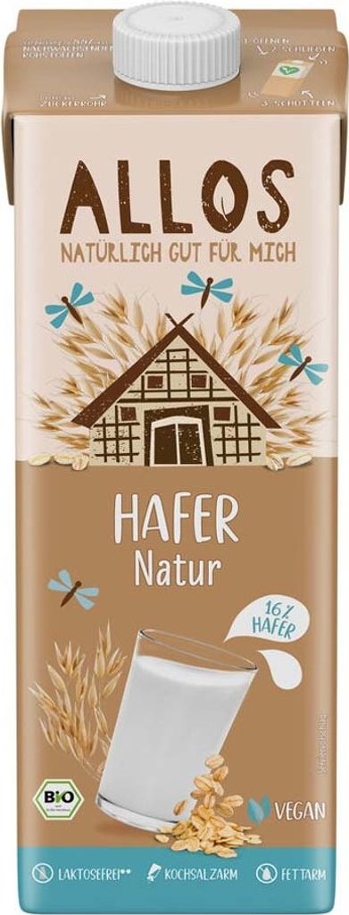 Nápoj – Hafer Naturell, 1 liter, balenie 12 kusov Obrázok produktu 