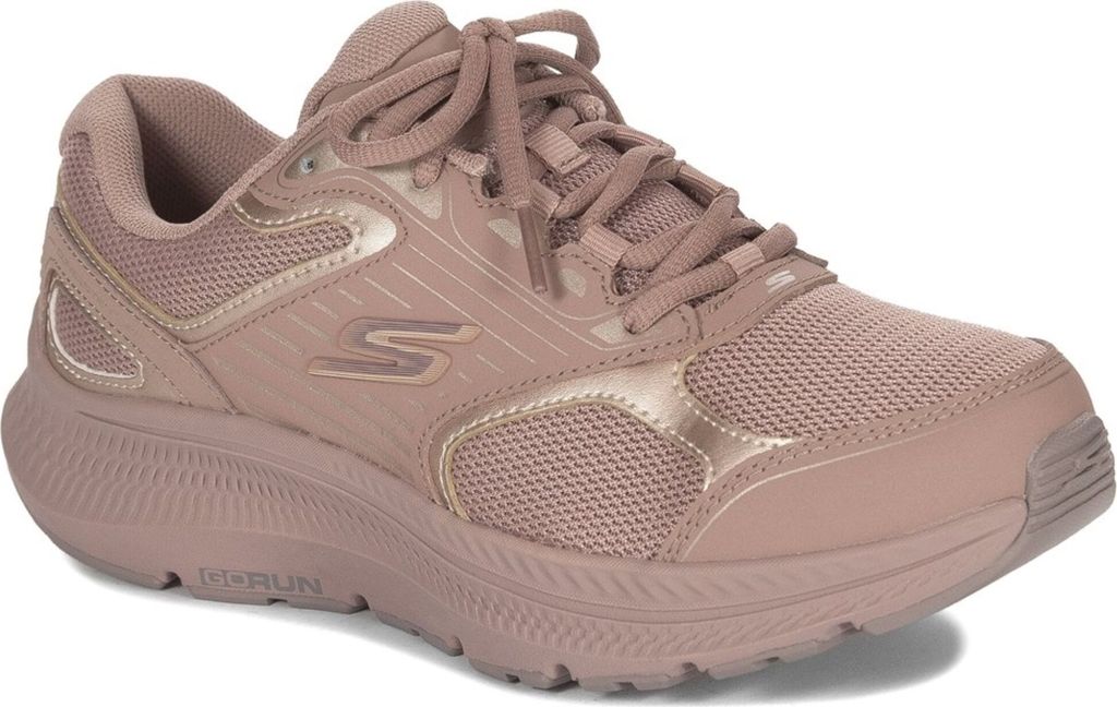 Skechers Errores de Foto 128606-LTBR in Light Brown Leather/Gold Trim color size 39