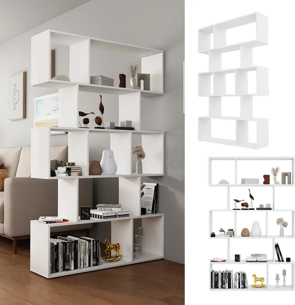 Meuble rangement cube blanc pour optimiser petits espaces Aramis - 2
