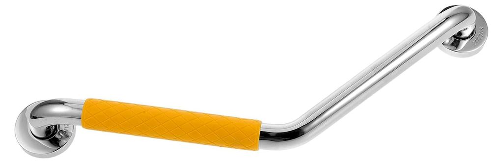 Haltegriff für die Dusche 28 cm Edelstahl 304 Rutschfester Silikongriff Sicherheitsgriff Badewannenhandlauf für Senioren und Menschen mit Behinde...