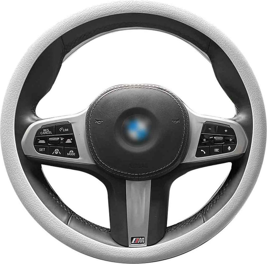 Auto-Lenkradbezug aus Silikon für Herren und Damen, Sommermode, schweißabsorbierend, rutschfest, universell, für vier Jahreszeiten, dünn, weich