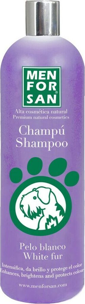 Menforsan Shampoo Für Hunde Mit Weißem Fell 1l Lila Lila One Size