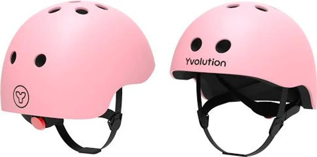 Casque de Vélo pour Fille Rose Yvolution - Équipement de Sécurité Réglable