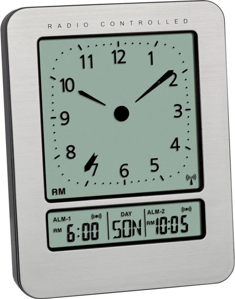 Réveil Silencieux TFA 60.2535.54 avec Thermomètre et Heure Automatique