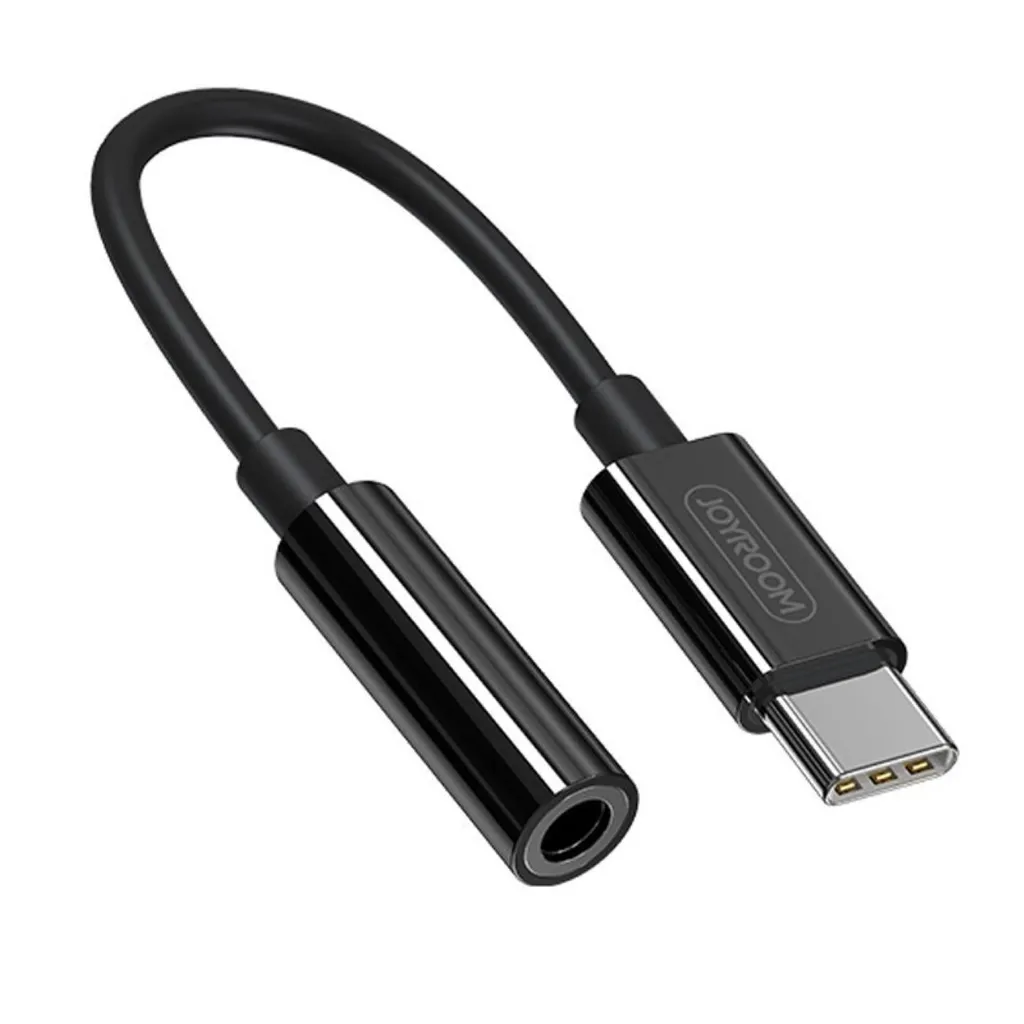 Adattatore Audio Joyroom Tipo C a 3.5mm - Nero - Per Smart Working