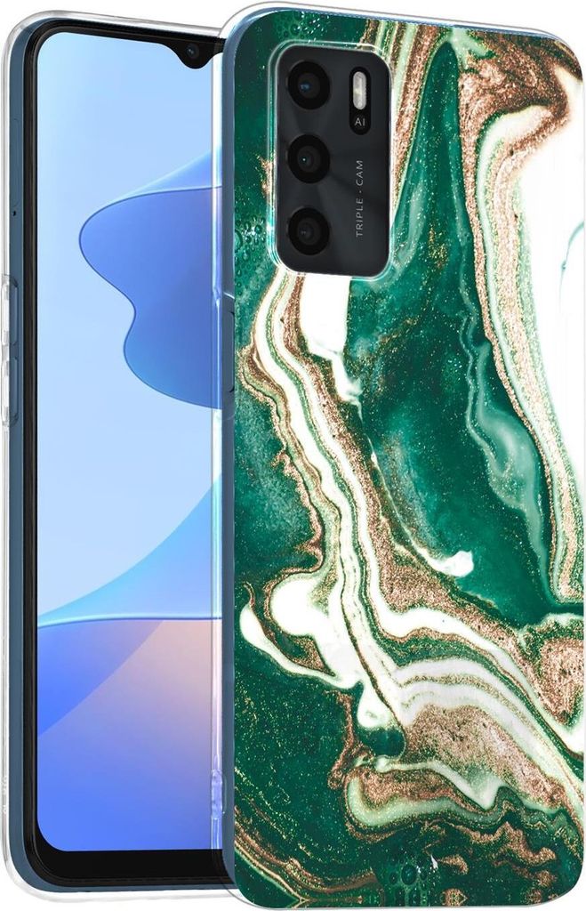 Conie Muster Schutzhülle für OPPO A16 / A16s Tasche Silikon Case Bild Cover Bumper TPU Hülle als Motiv 3