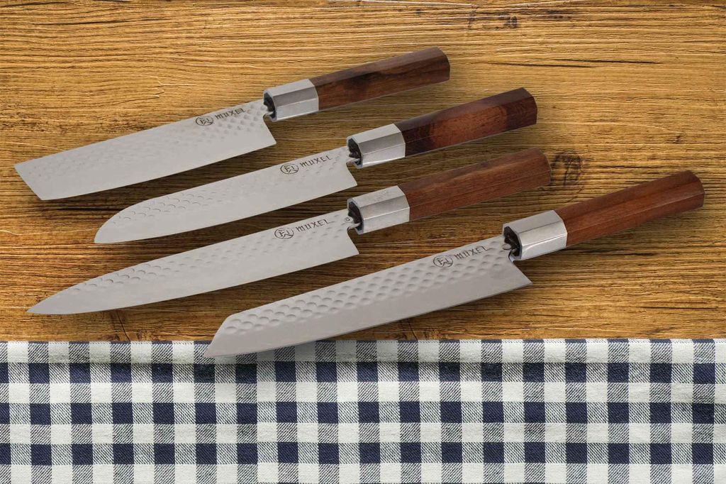 Das besondere Küchenmesser Set 4 - teilig Kochmesser Allzweckmesser Universalmesser