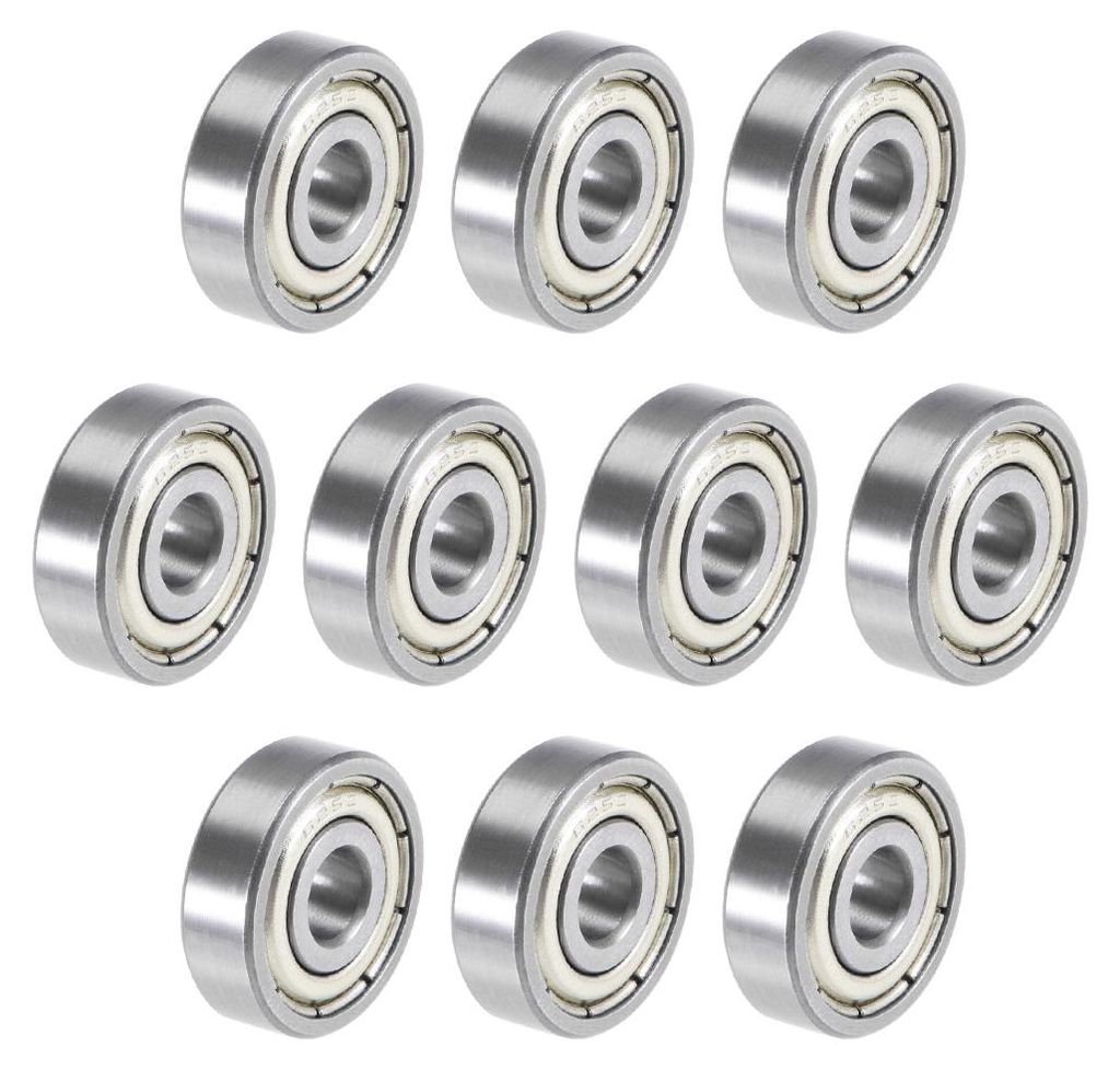 10 Stš¹ck 625ZZ Rillenkugellager 5mm x 16mm x 5mm Kugellager Bearing Skateboard Bearings Skateboard Kugellager Rollenlager Doppelgeschirmt Chroms...