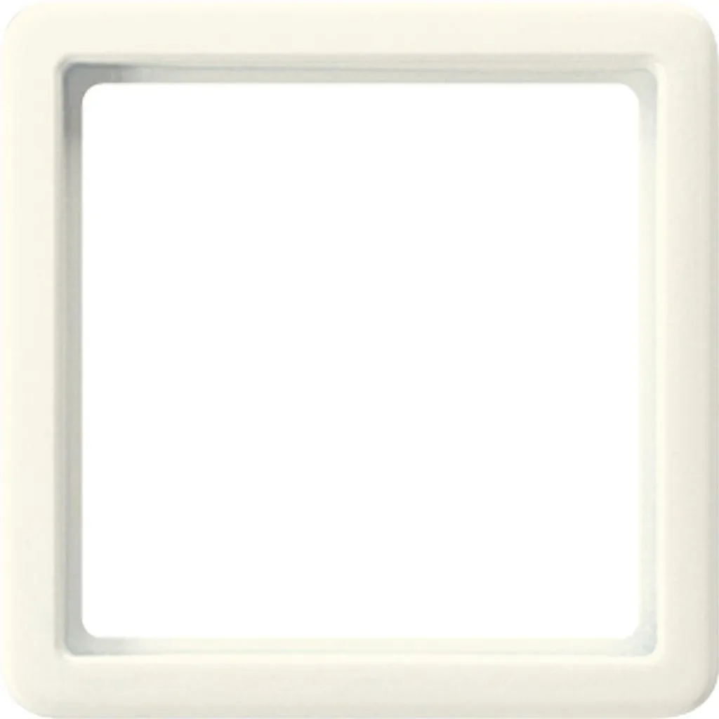 Cadre intermédiaire incassable JUNG CD500 finition blanc brillant