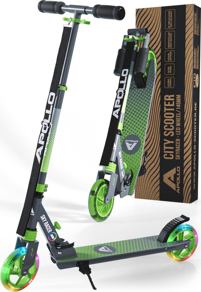 Apollo City Scooter SkyRacer - Green Produktbild 