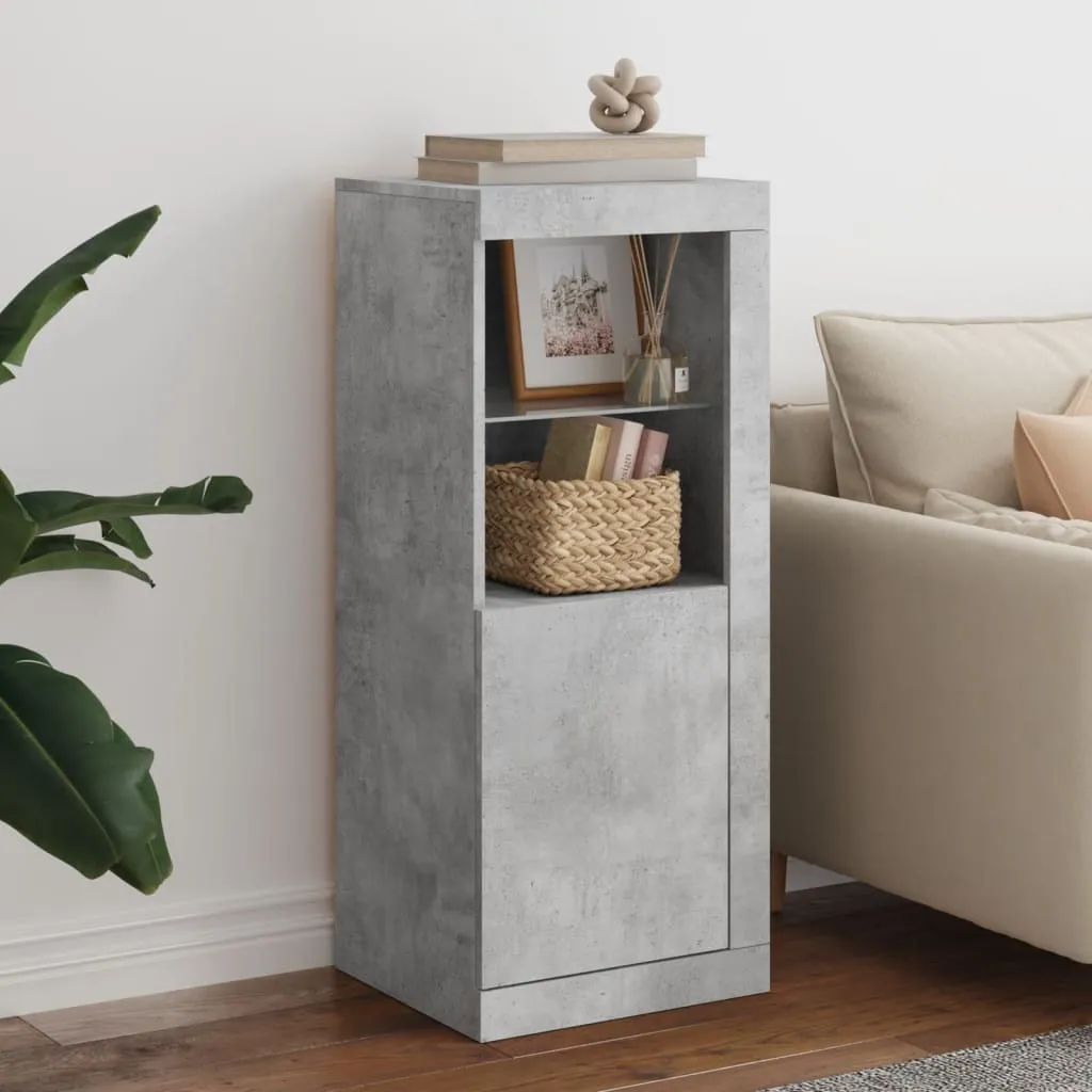 Credenza Maison Exclusive Grigio Cemento LED 41x37x100 cm | Offerta