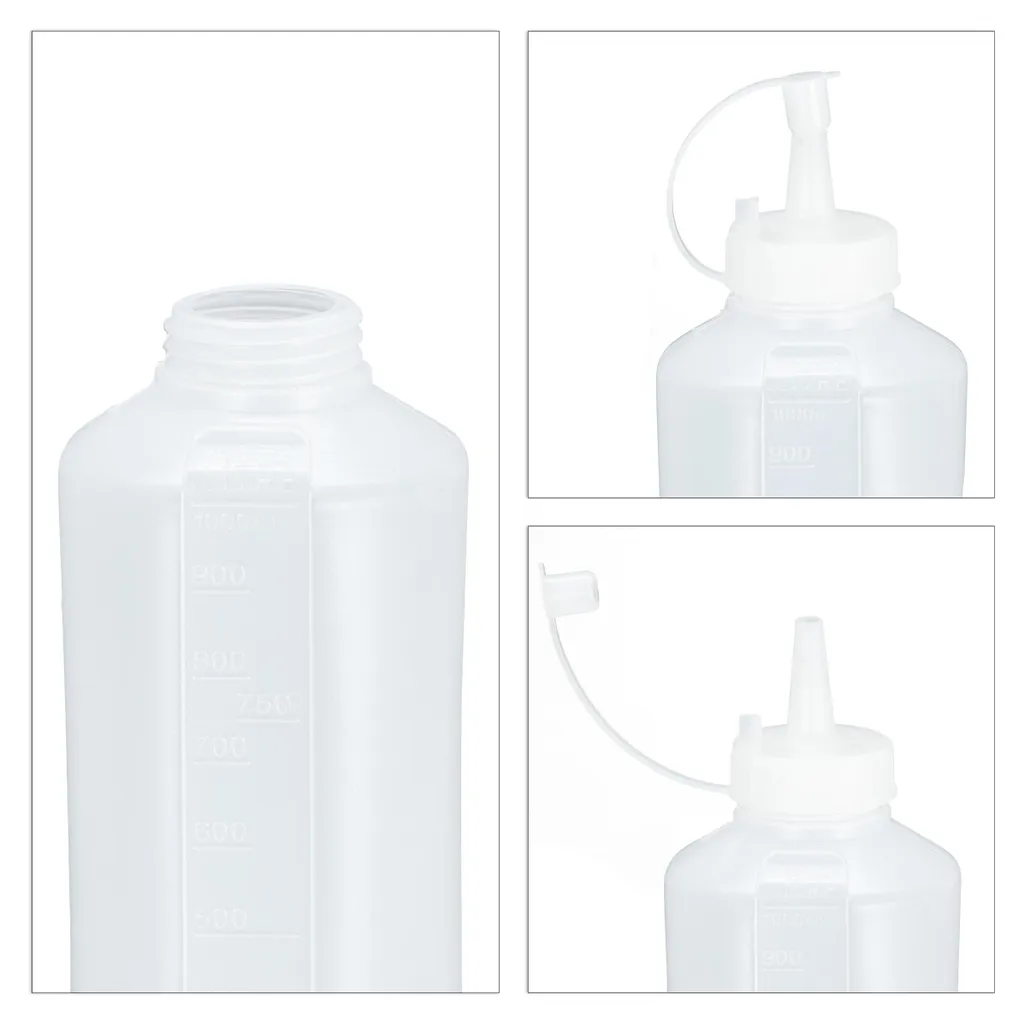 relaxdays 16 x flacone squeeze 1000 ml - 6