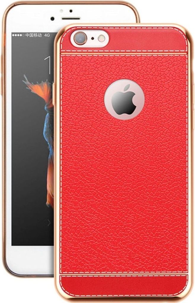 Handy Hülle für Apple iPhone 5 / 5s / SE Schutz Case Tasche Etui Kunstleder Rot