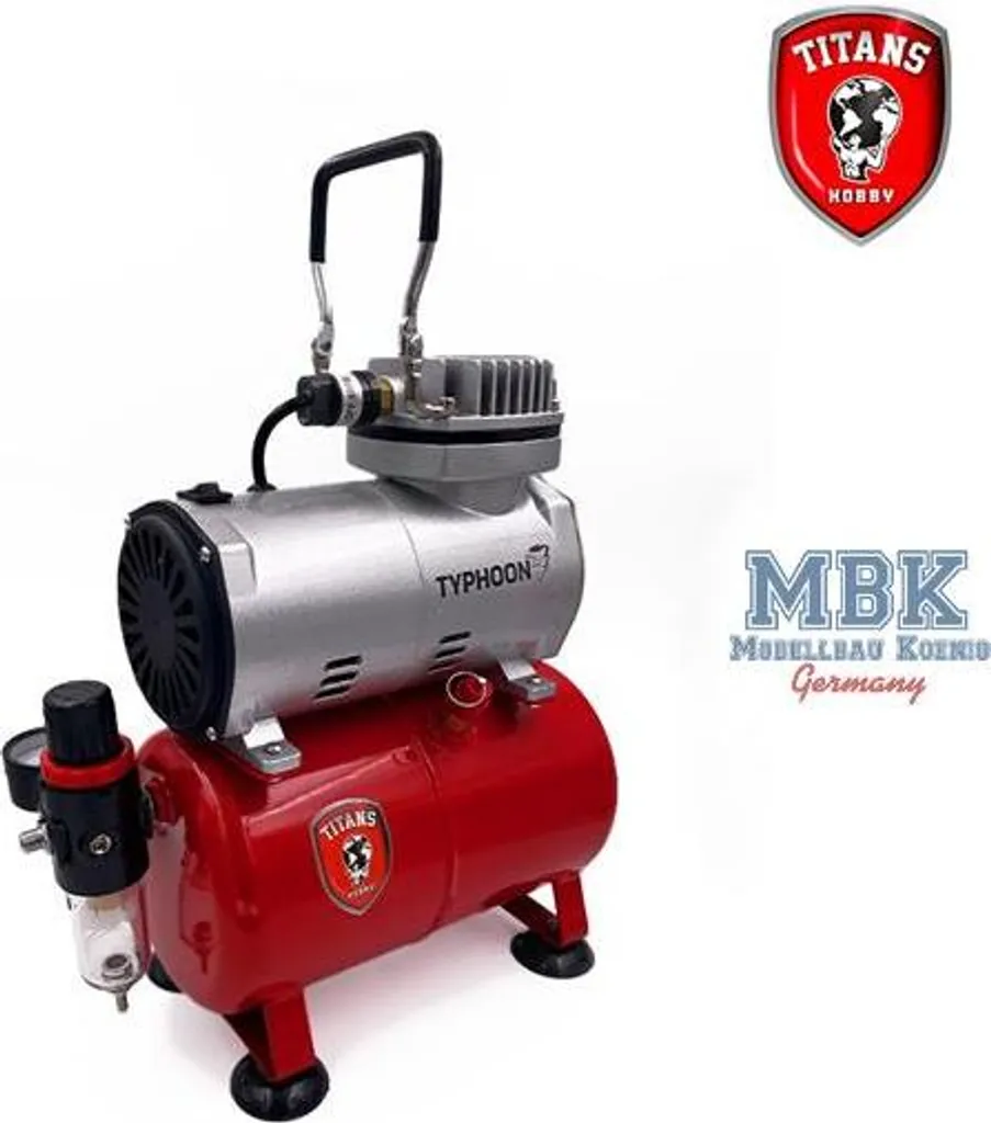 Compresseur sans huile Typhoon TTH027 pour éviter les taches de peinture