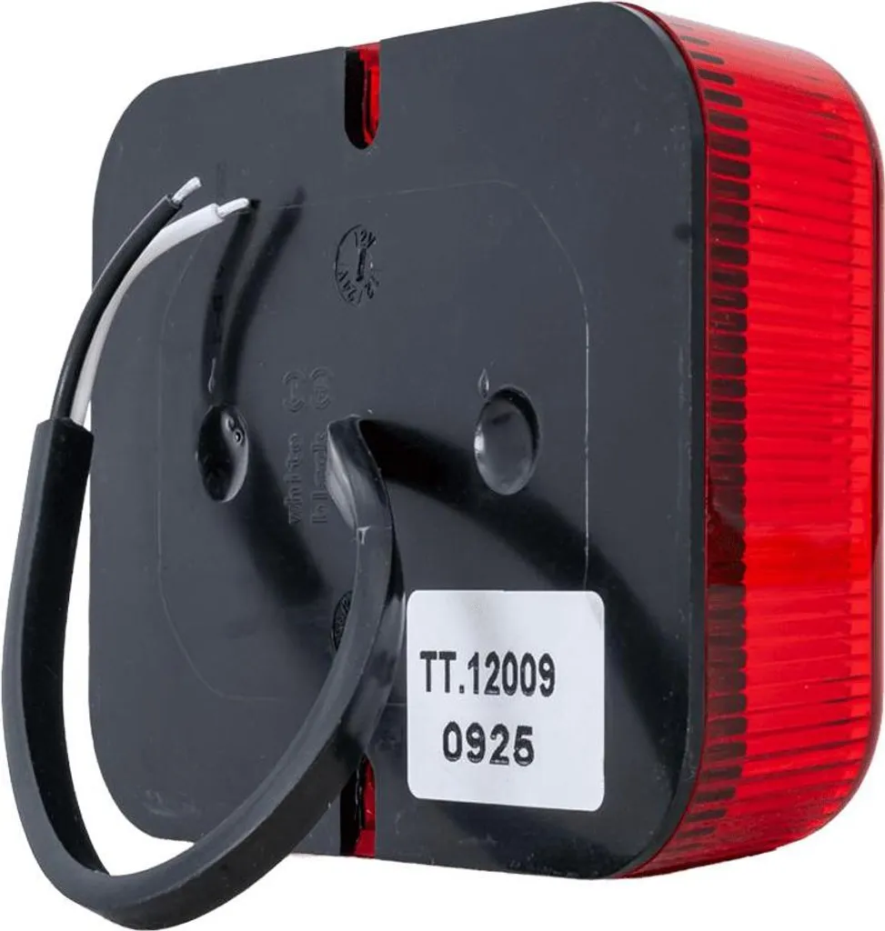 Feu de brouillard arrière à LED rouge 12V de forme carrée pour camions - 7