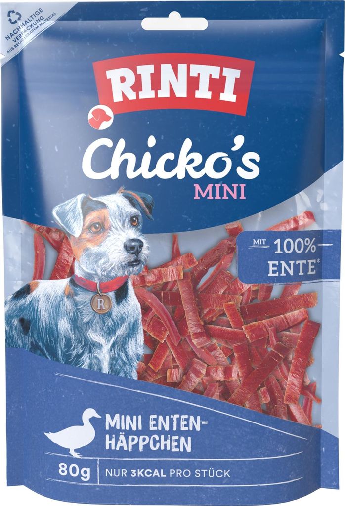 Rinti Chicko Mini Anatra - delicati bocconcini di anatra 80 Immagine del prodotto 