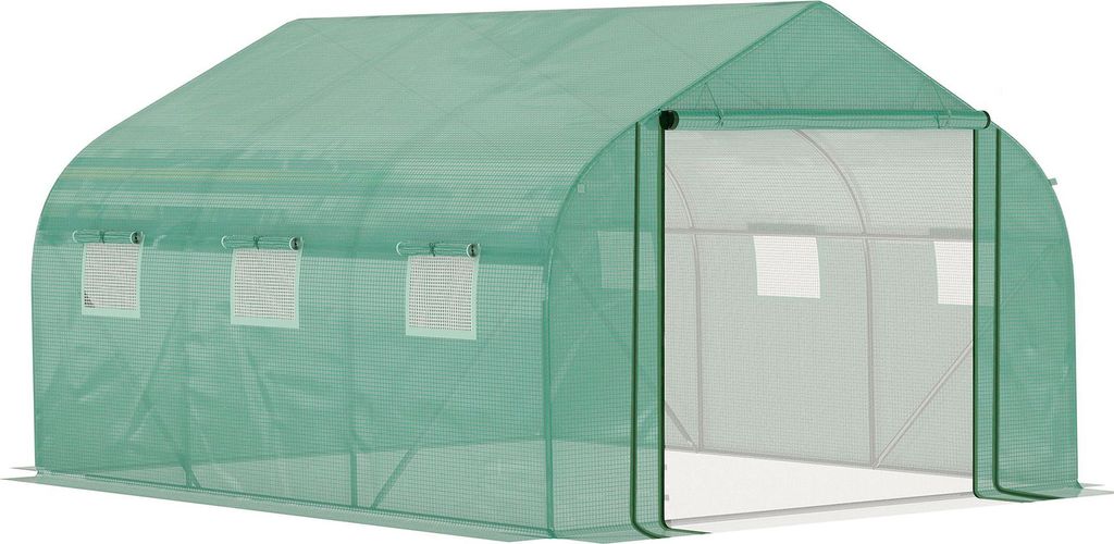Outsunny Serre Tunnel de Jardin Grande 3.5 x 3 x 2 m - 6 Image du produit 