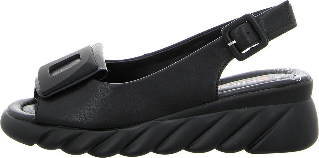Artiker Keilsandaletten Damen 32303639383431 Schwarz 39 EU