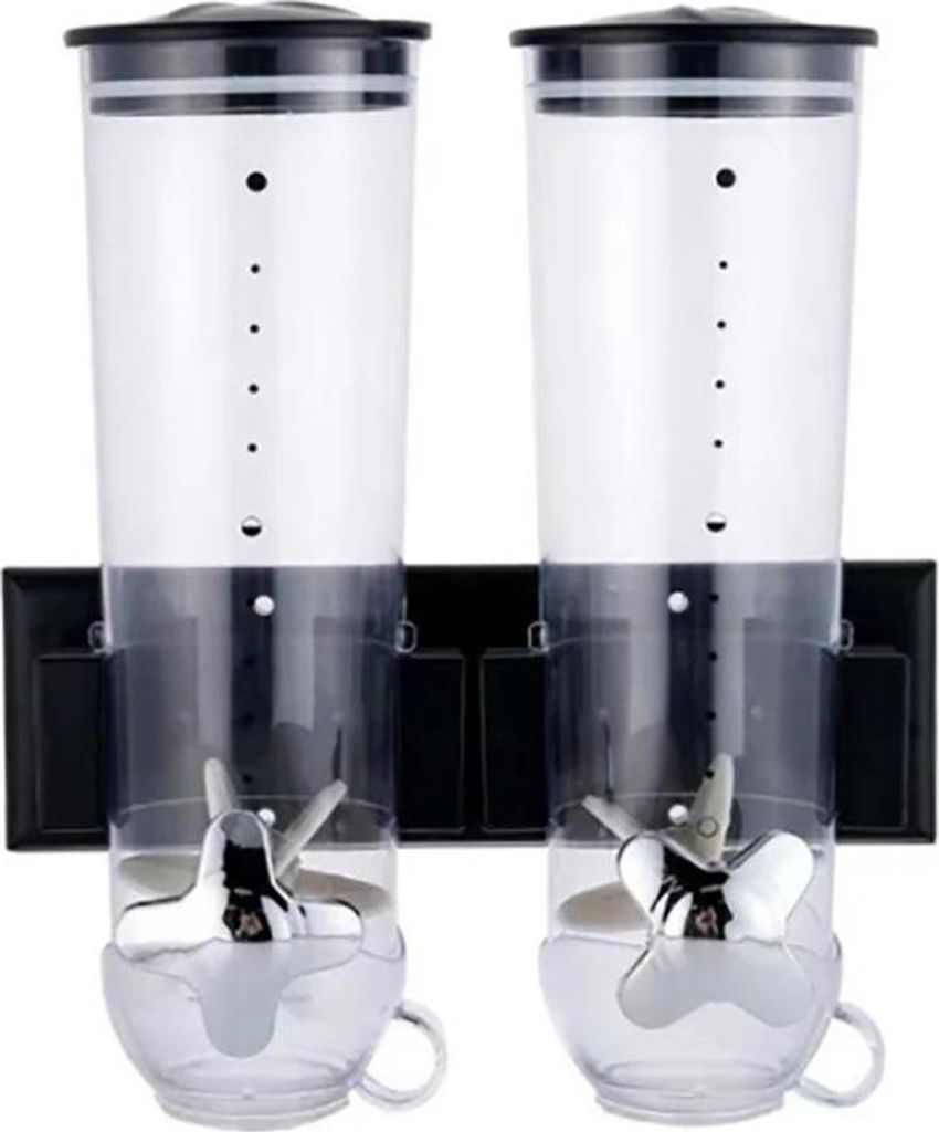 Wandmontierter Müsli- und Cornflakes-Spender - 3 L Vorratsbehälter - Für Reis, Kaffeebohnen, Trockenwaren - ABS - 29x15x30 cm