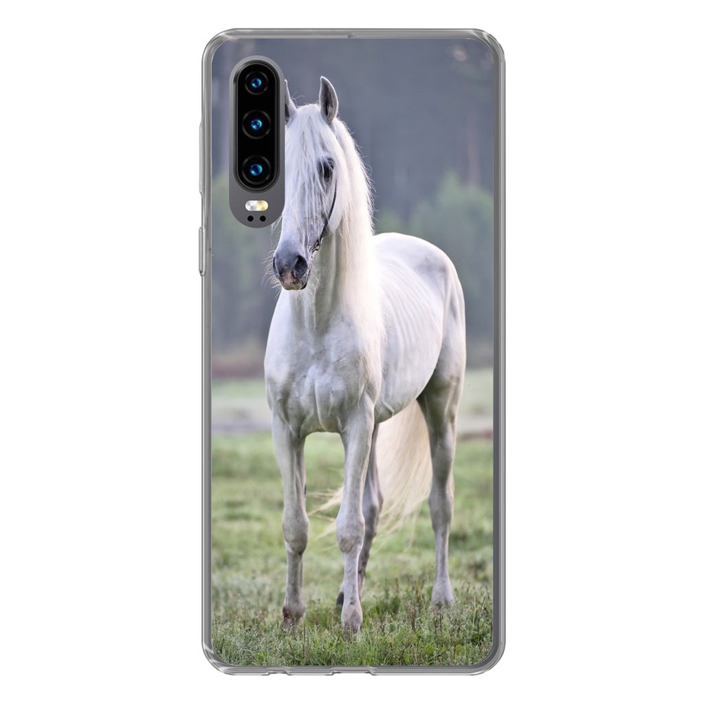 MuchoWow® Handyhülle Schutzhülle Hülle für Huawei P30 Pferd Produktbild 