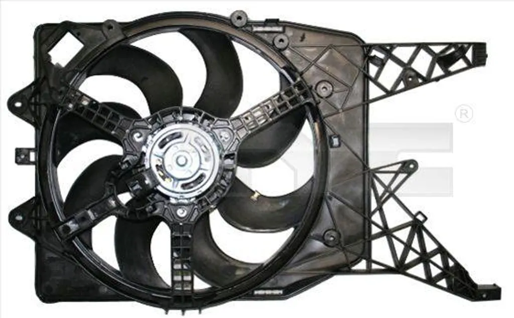Ventilateur radiateur silencieux pour Corsa D avec cadre TYC