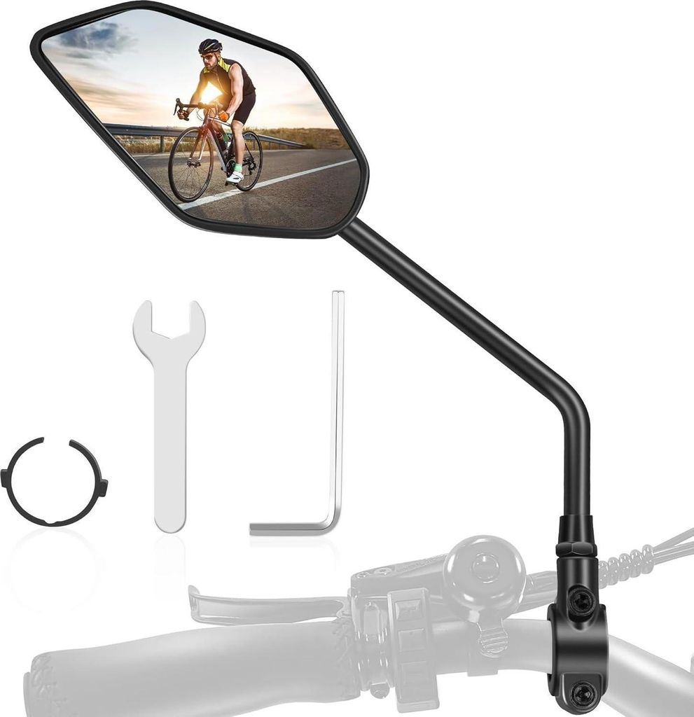 rétroviseur vélo électrique avec large miroir chez