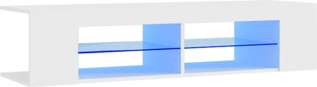 Mobile Porta TV SYFAX™ Bianco LED 135x39x30 cm | Design Moderno