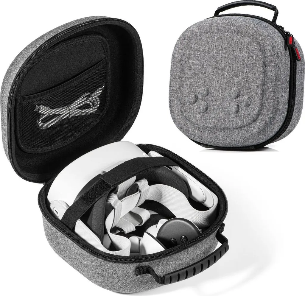 Housse antichoc pour Meta Quest 3 et Vision Pro avec intérieur moulé