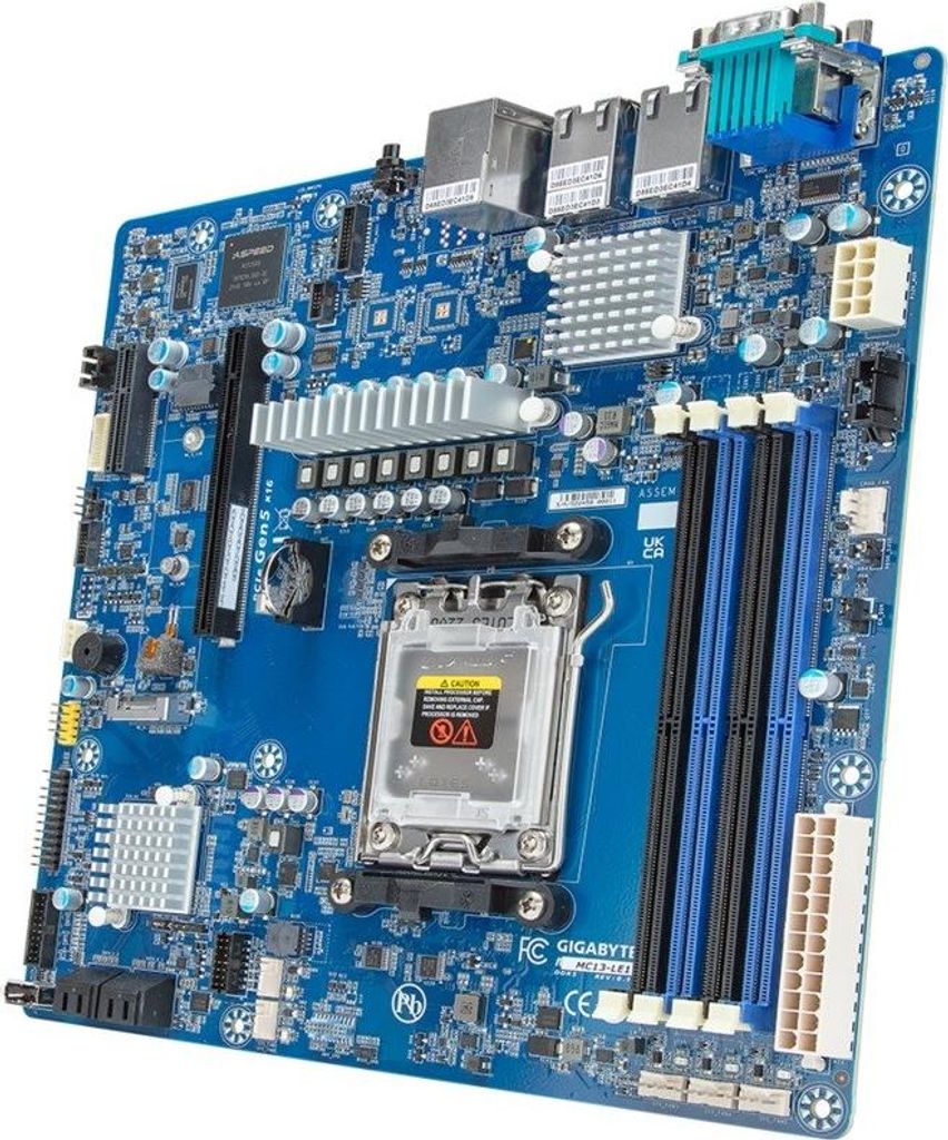 GIGABYTE Motherboard - Gigabyte MC13-LE1 1x AM5 AMD Epyc 4004/Ryzen 7000/Ryzen 9000 B650E.