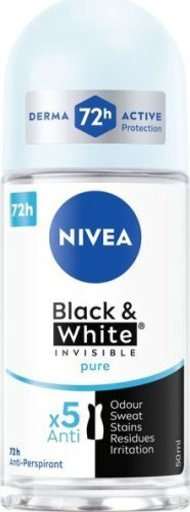 Nivea Invisible For Black & White Pure Antiperspirant 50 Ml