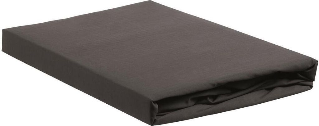 Beddinghouse Perkal Spannbettlaken für Topper bis 10cm Höhe Farbe Anthrazit Größe 180x210/220x10cm