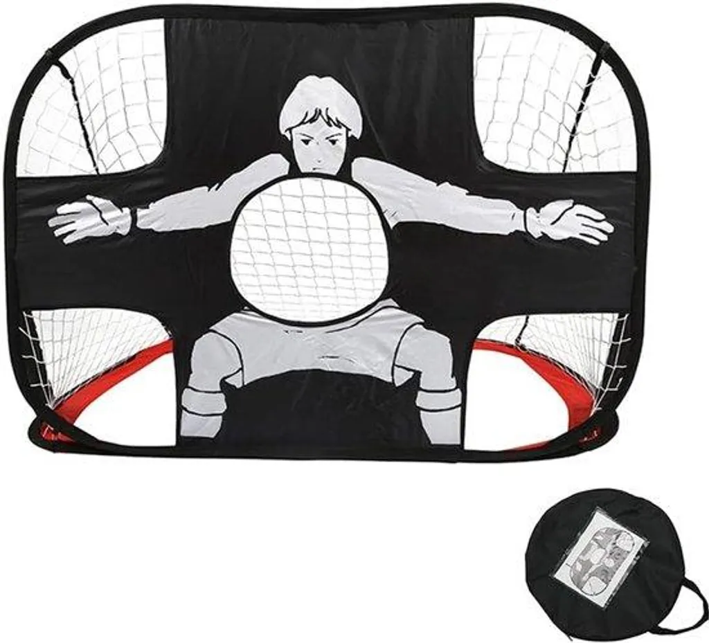 But de football pour enfants en bois 120 x 80 cm cage de foot robuste