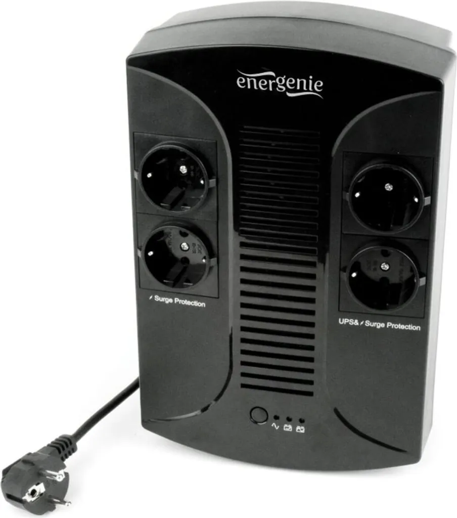 Onduleur pour Télétravail Gembird 850VA Protégez votre PC et Routeur - 2