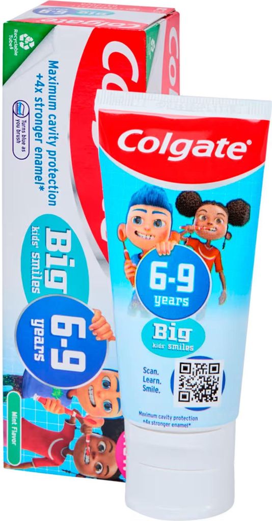 Colgate Big Kid's Smiles Zahnpasta für Kinder von 6-9 Produktbild 