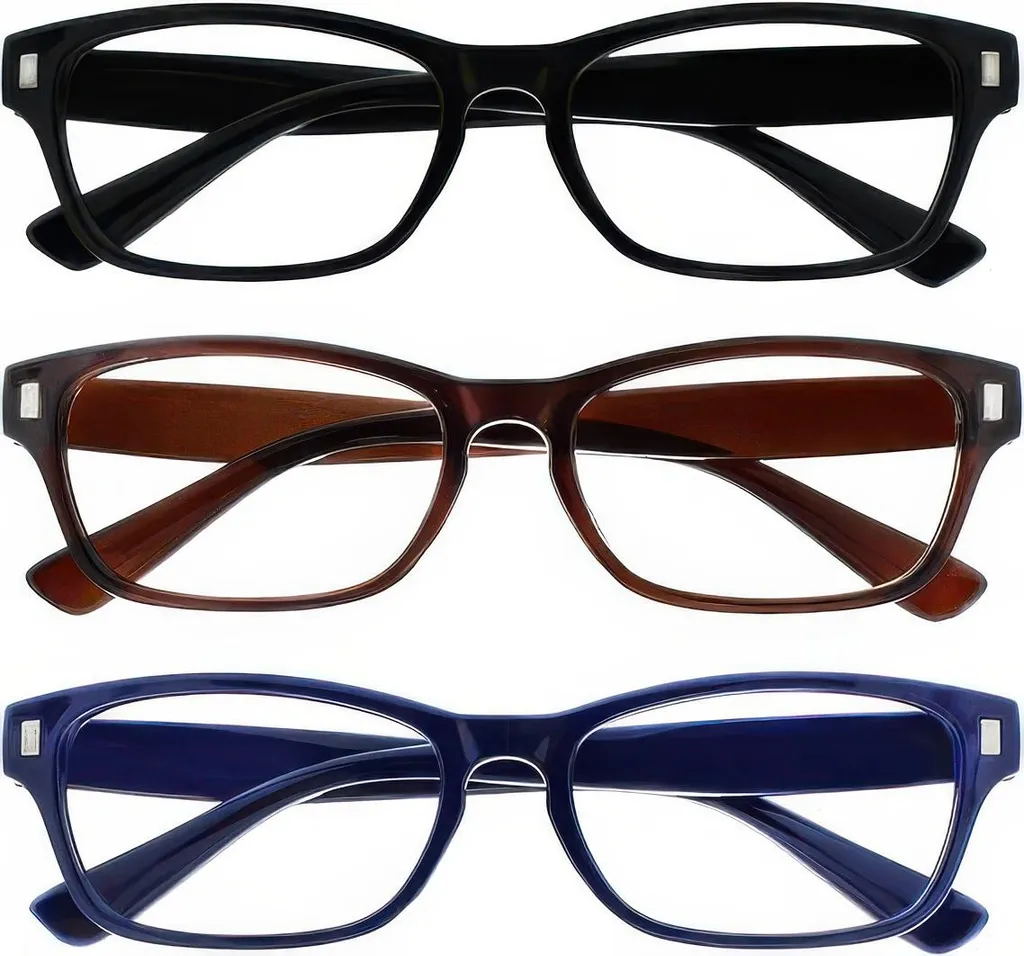 Finie la fatigue visuelle : 3 lunettes de lecture +1.00 RRR77 vision nette