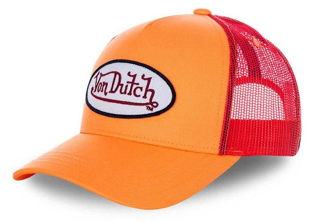 Von Dutch Originals Trucker Cap - FRESH Poly Mesh orange