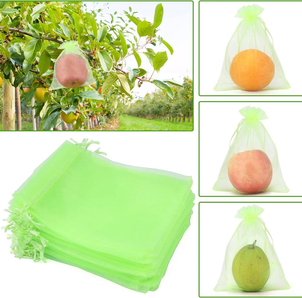 Traubenschutzbeutel 50 St Obstschutzbeutel atmungsaktive 15 cm x 20 cm
