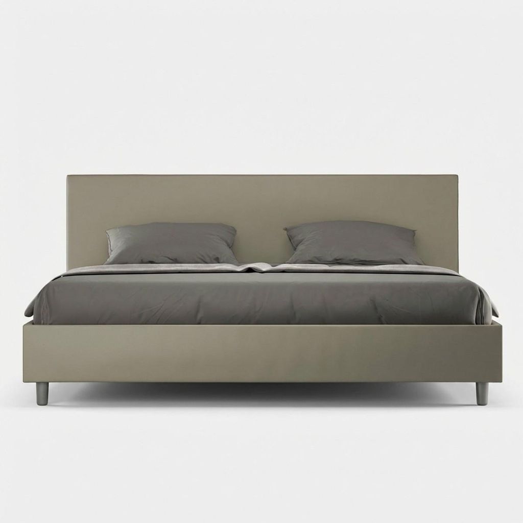 Modernes King-Size-Bett mit Stauraum 180x200 Adele K - Braun