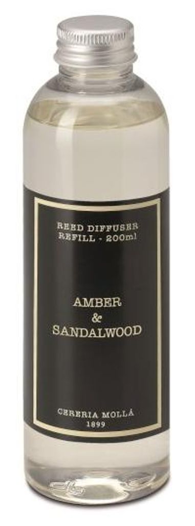 Cereria Molla 1899 Reed Diffuser Refill 200ml Amber & Produktbild 