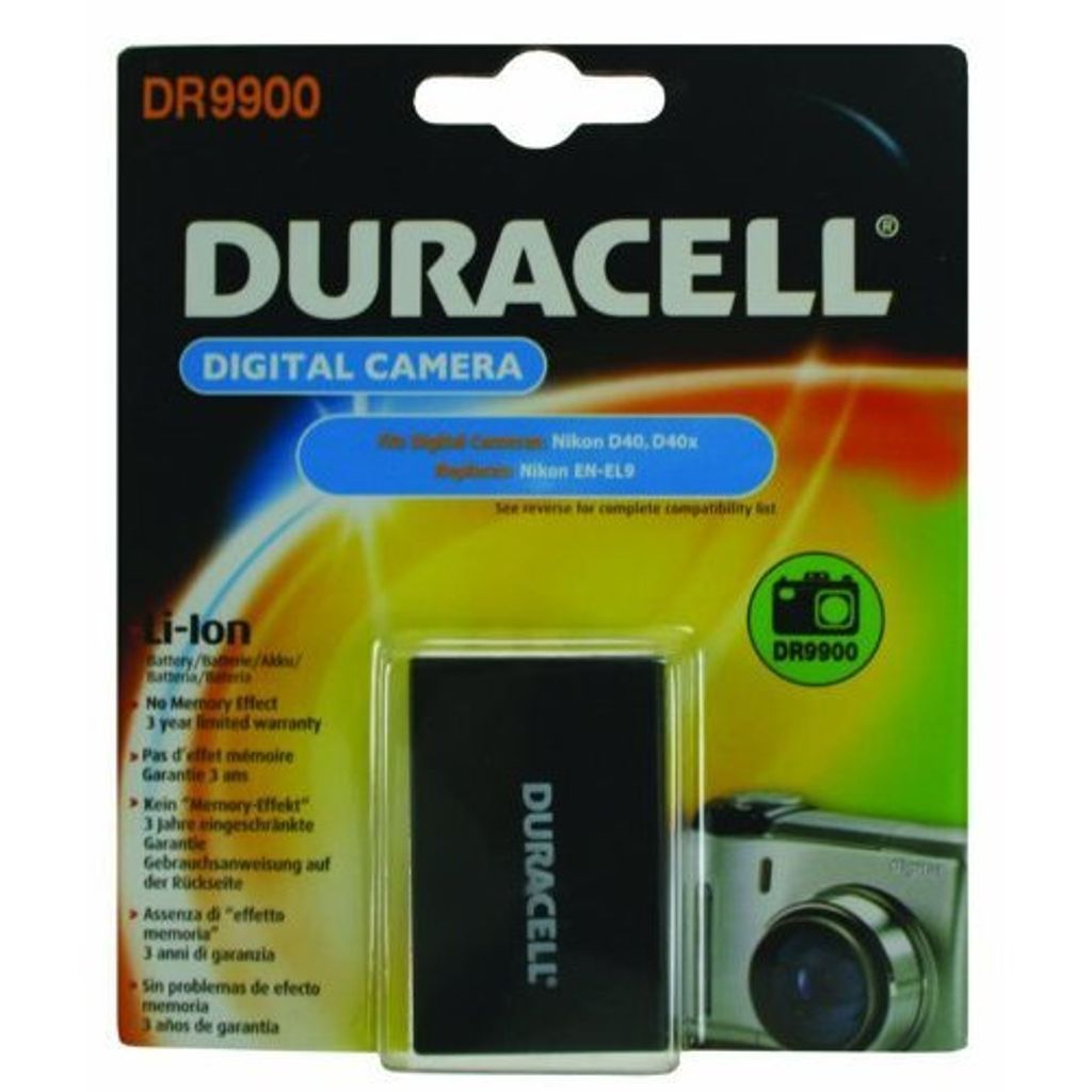 Duracell DR9900, 1100 mAh, 7,4 V, Lithium-Ion (Li-Ion) Produktbild 