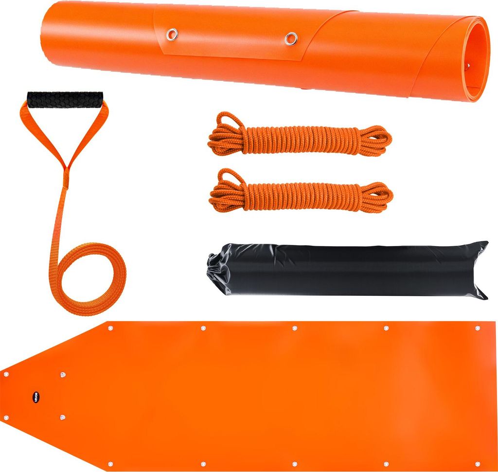 VEVOR sáně pro jelení zvěř 1850x580 mm, víceúčelové sáně z Obrázek produktu 