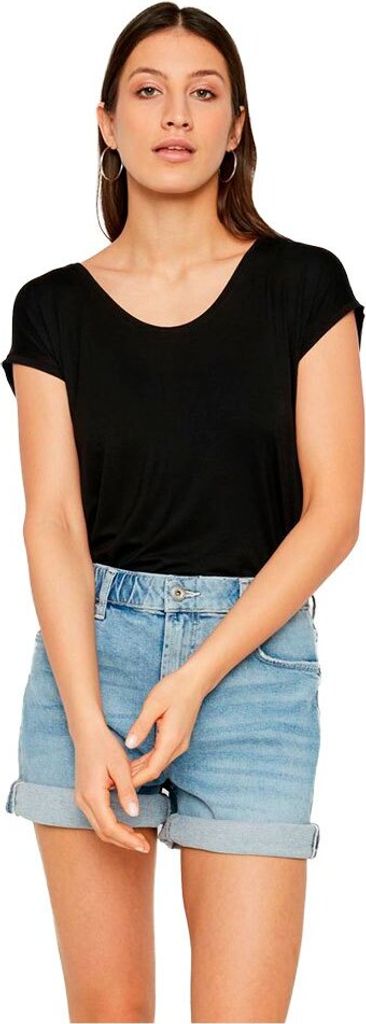 Pieces Damen T-Shirt PCBillo Top Oberteil Shirt 17078732, Größe:S, Farbe:Schwarz