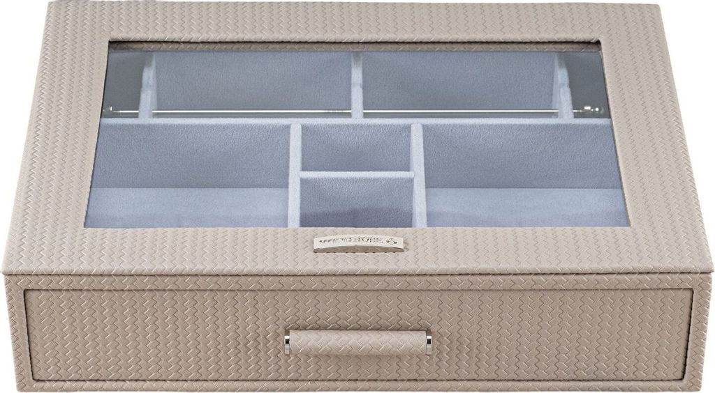 WINDROSE Schmuckschatulle Corbello Charmbox Taupe beige